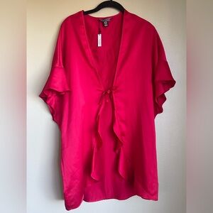 NWT VS kimono/slip front tie